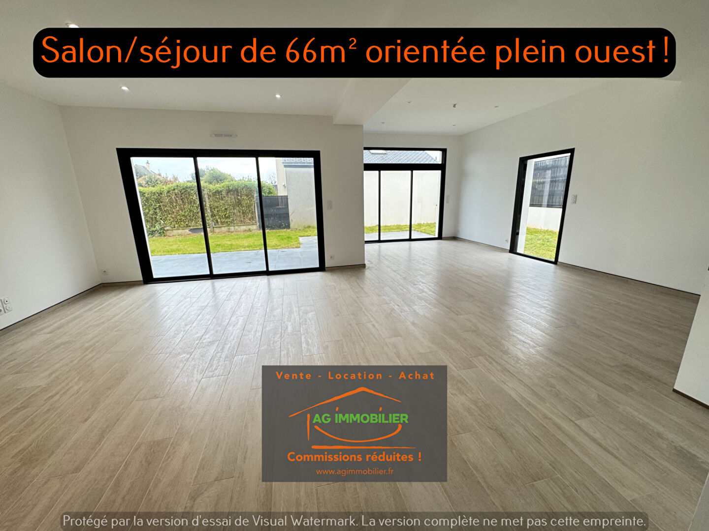 Photo La Meziere Rare à la vente maison neuve en frais réduits de notaire de 162m² habitables sur 560m² de terrain ouest ! image 6/6
