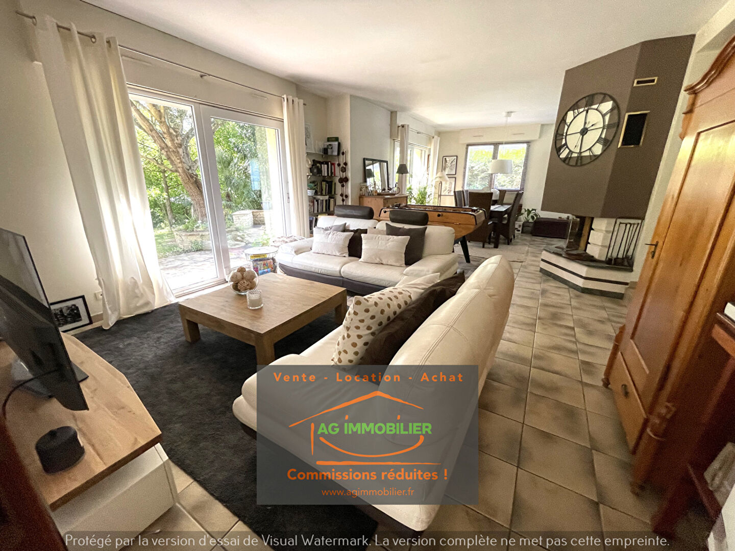 Photo PACE  : Maison d'architecte de 172 m² hab + sous-sol complet 88 m² sur un terrain de près de 1000m² image 2/6