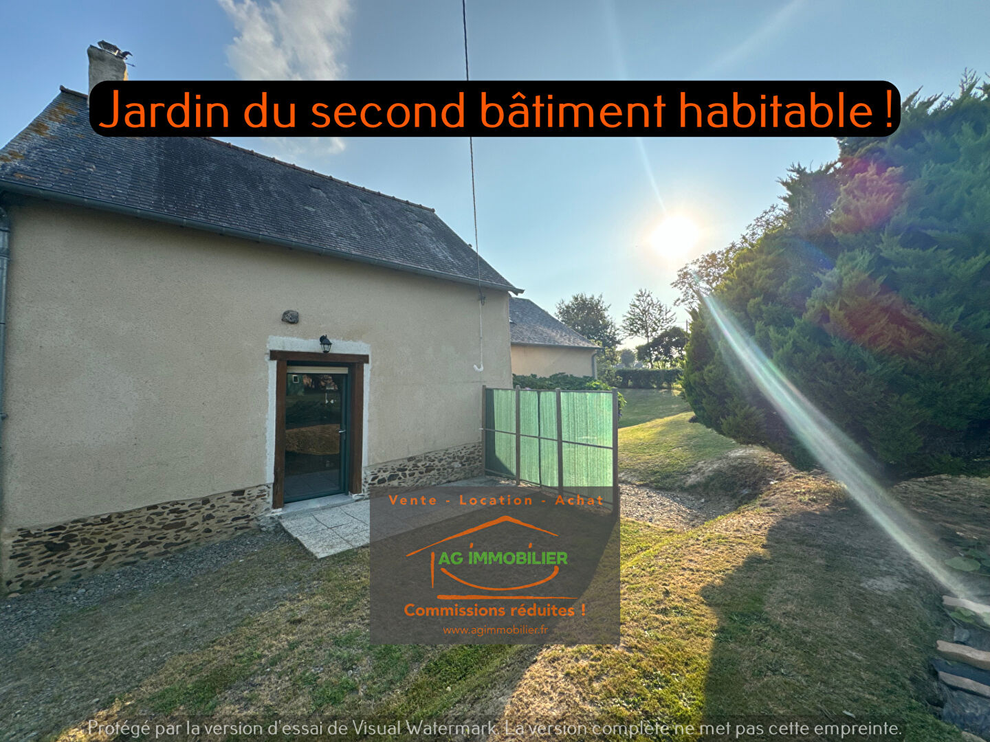 Photo Pacé, longère non mitoyenne de 183m² sur 1200m² de terrain au calme avec logement indépendant louable ! image 4/6
