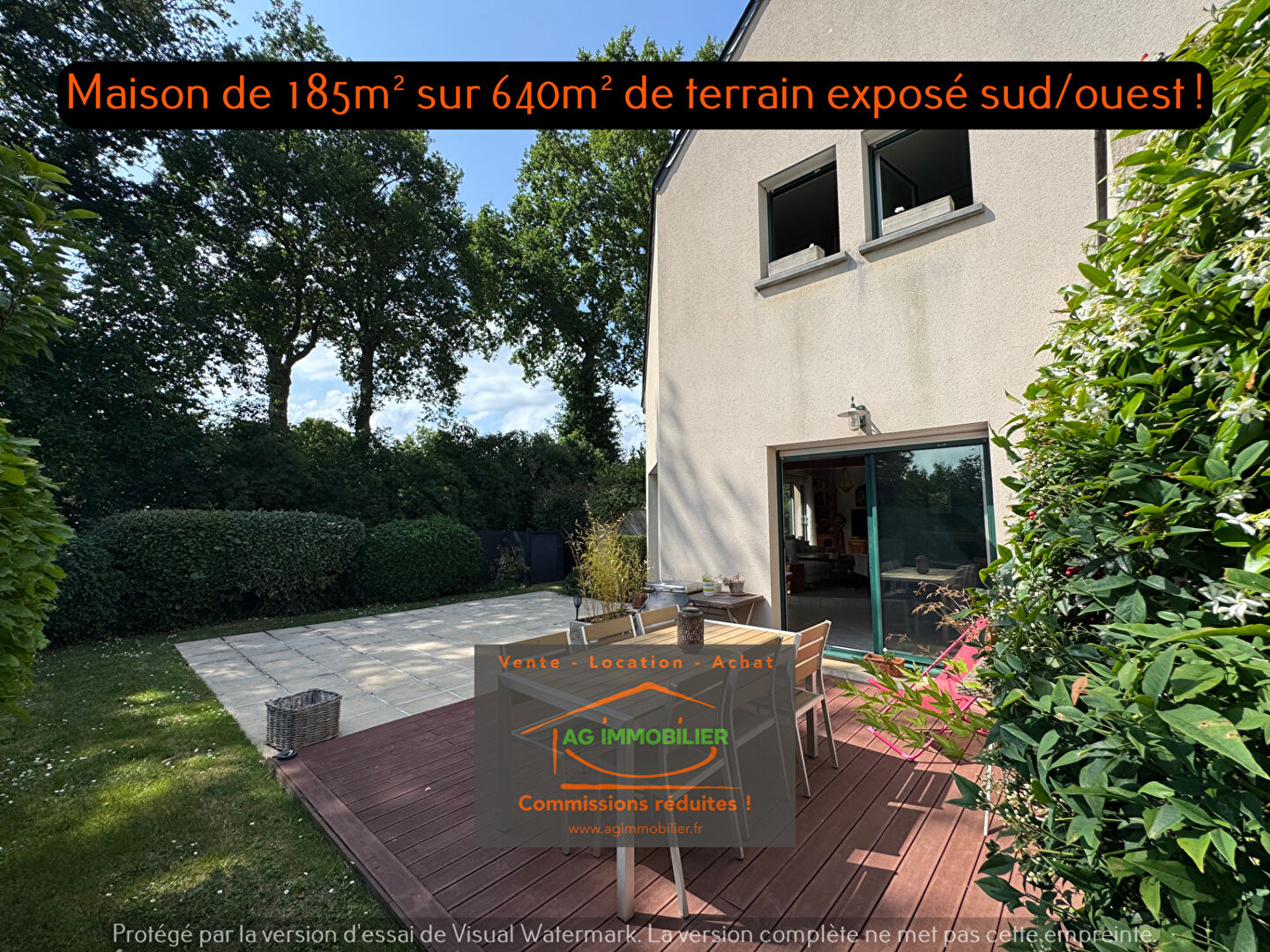 Photo Saint Gregoire Dans le très recherché quartier de la ricoquais, venez découvrir cette maison de 185m² sur 640m² de terrain sud/ouest ! image 6/6