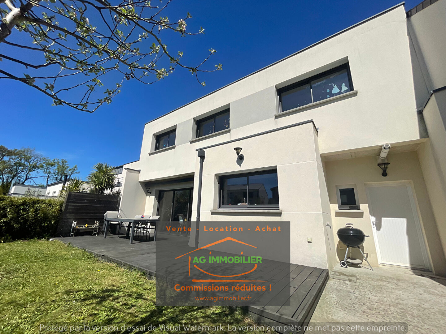 Photo A 7 min de RENNES sur la ville de PACE - Spacieuse Maison Contemporaine Familiale de 175 m² hab env sur 340 m² de terrain sud ! image 1/6