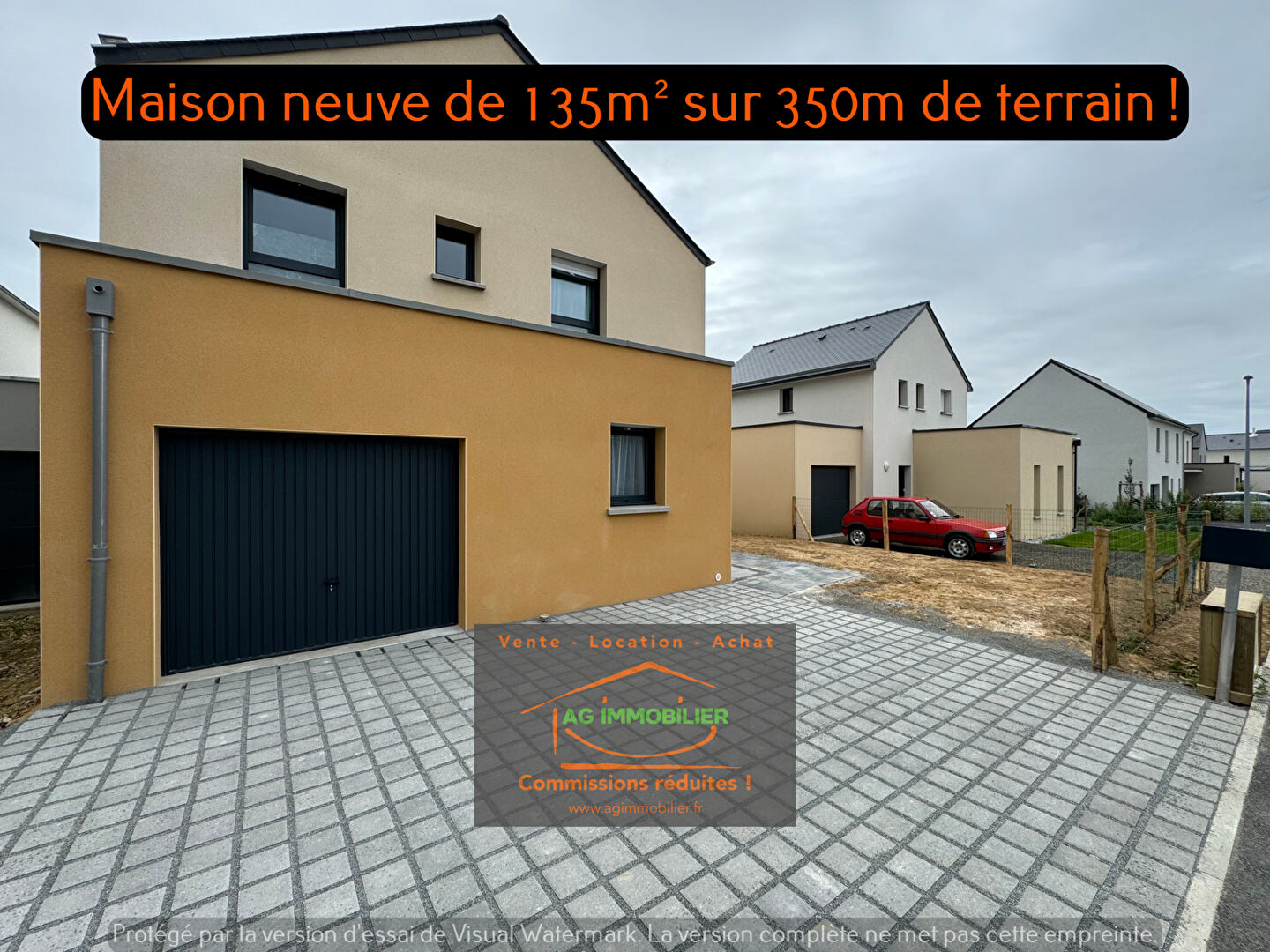 Photo La Chapelle Des Fougeretz, Maison neuve de 135m² hab sur 350m² de terrain exposé sud/est ! image 2/6