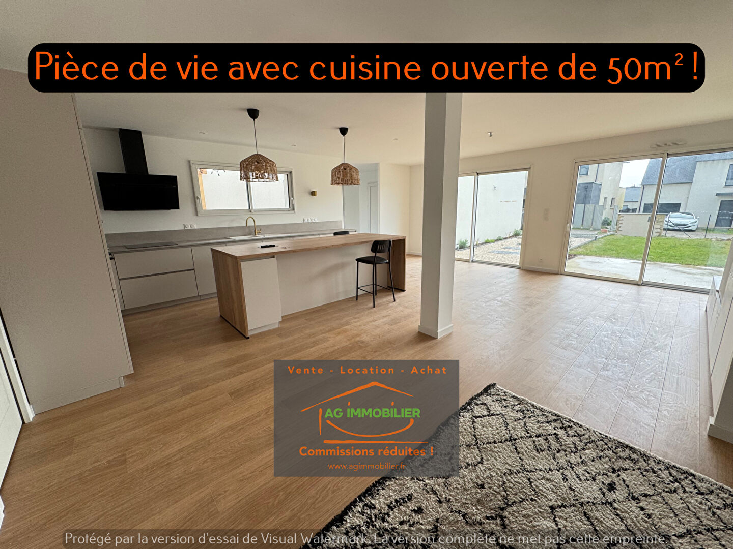 Photo La Meziere maison neuve  de 128 m2 sur un terrain sud de 400m² avec garage fermé ! image 3/6