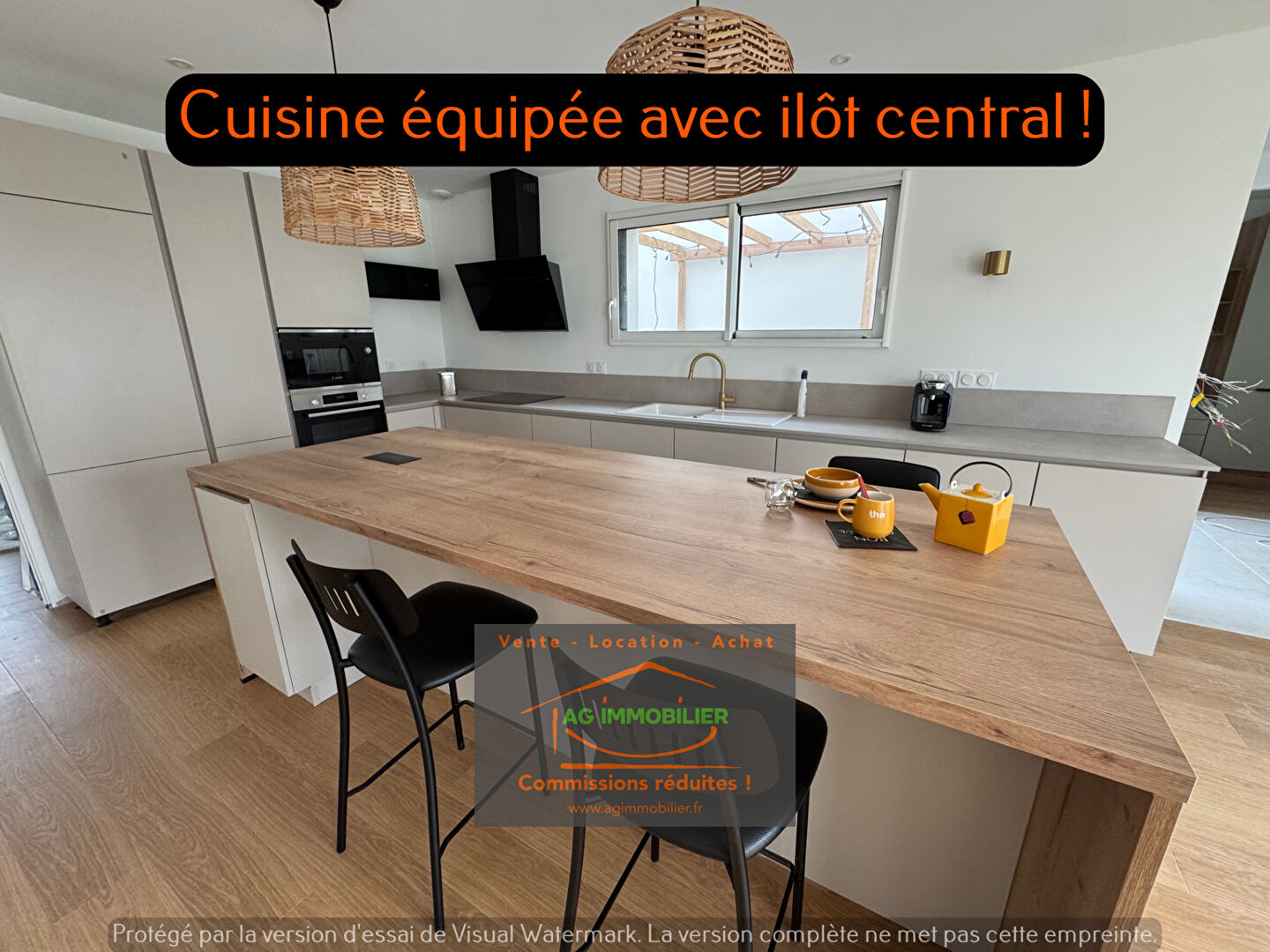 Photo La Meziere maison neuve  de 128 m2 sur un terrain sud de 400m² avec garage fermé ! image 4/6