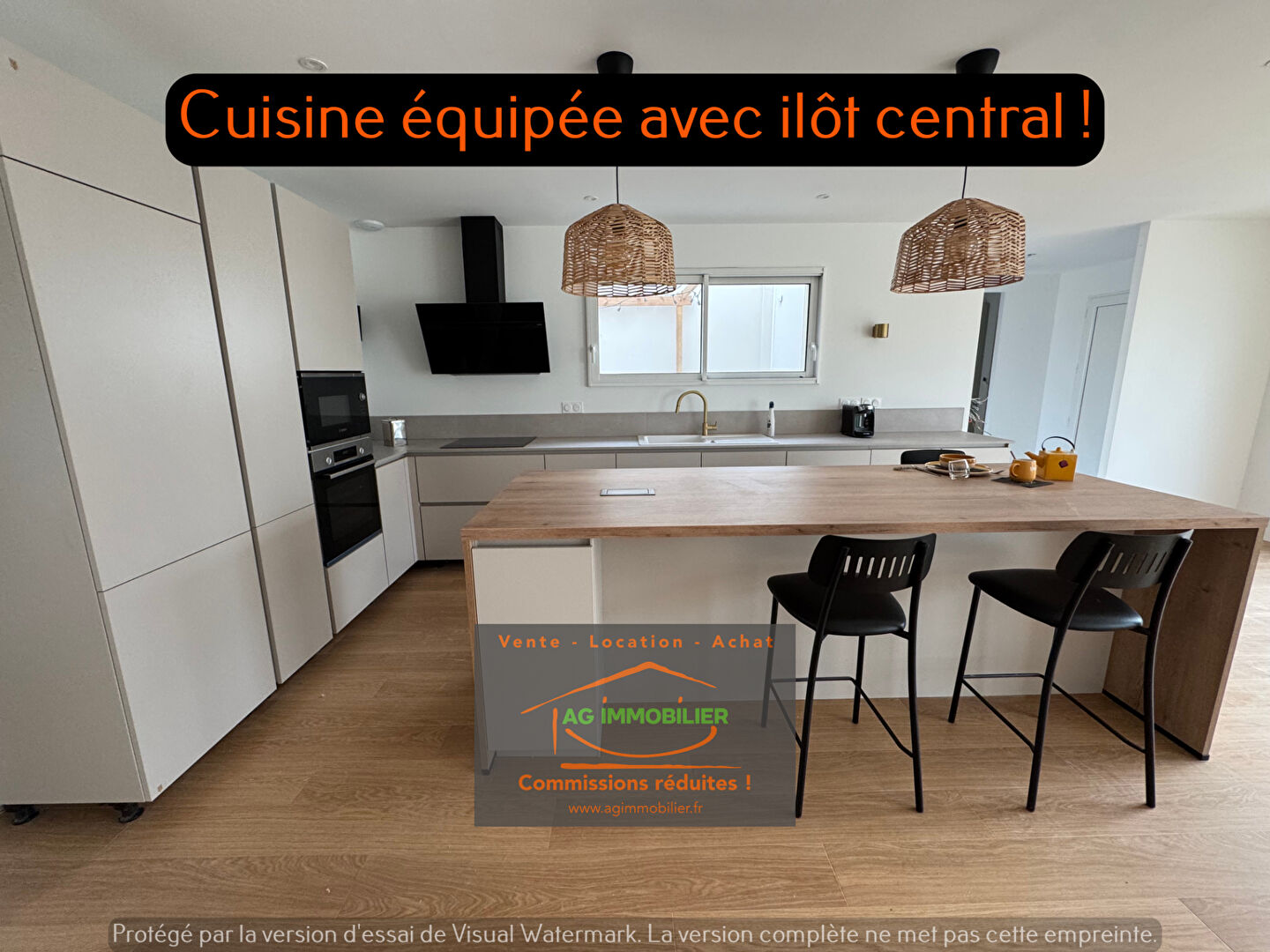 Photo La Meziere maison neuve  de 128 m2 sur un terrain sud de 400m² avec garage fermé ! image 5/6