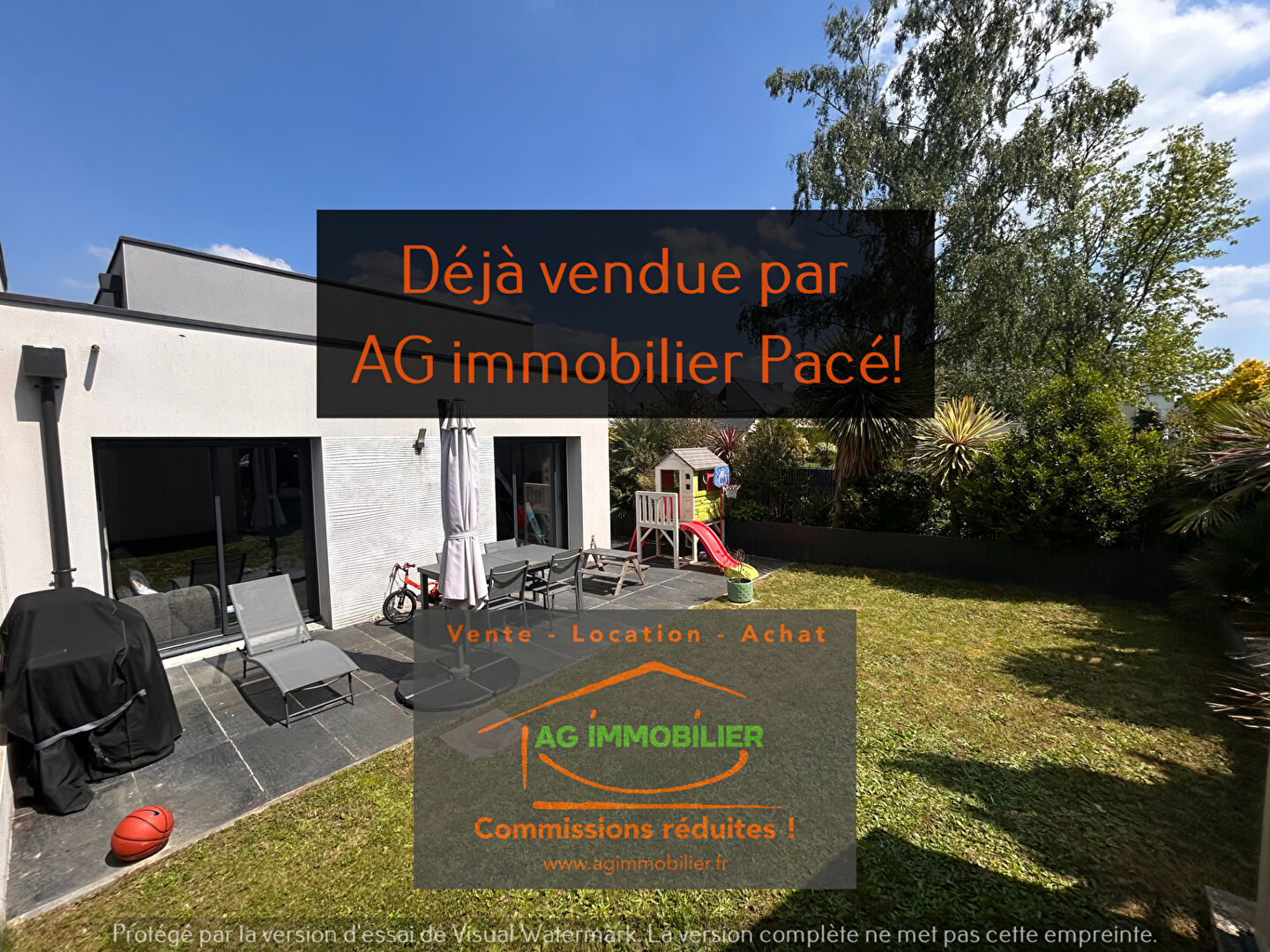 L Hermitage, contemporaine de 2016 offrant 131m² habitables sur un terrain de 310m² plein sud !