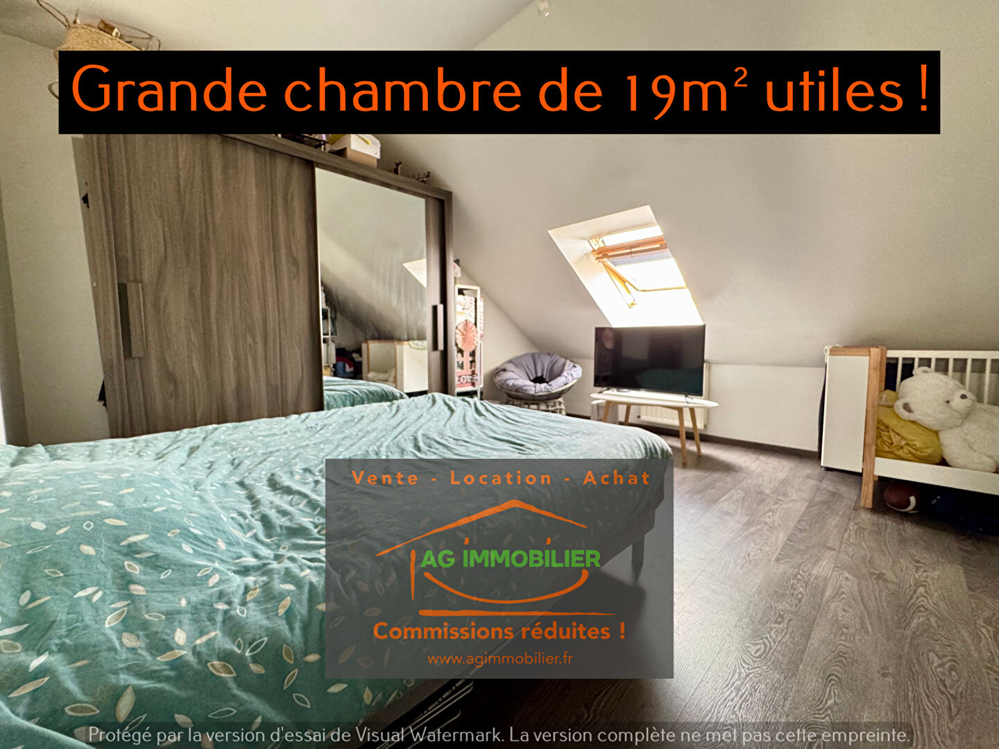 Photo Saint Gilles Hyper centre, rare, grand T3 de 81m² habitables et 92m² utiles avec balcon ouest et parking privatif ! image 4/6