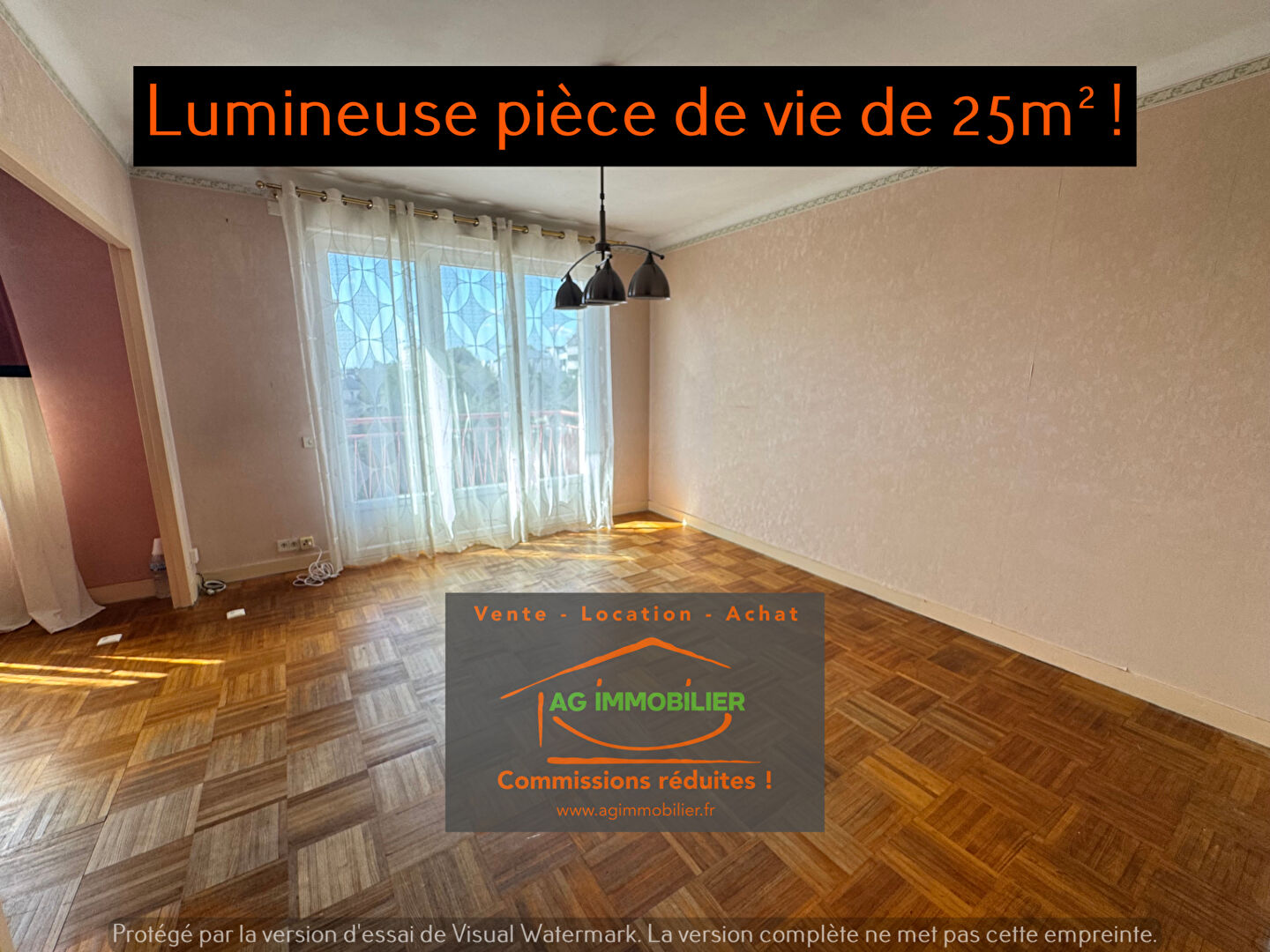 Photo Rennes rue de Nantes grand T3 de 70.4 m2 avec balcon sud, garage fermé et cave privative ! image 3/6