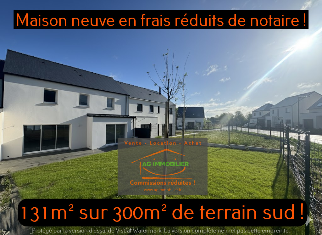 Bréal Sous Montfort Maison neuve avec 5 chambres de 131m² exposée plein sud !