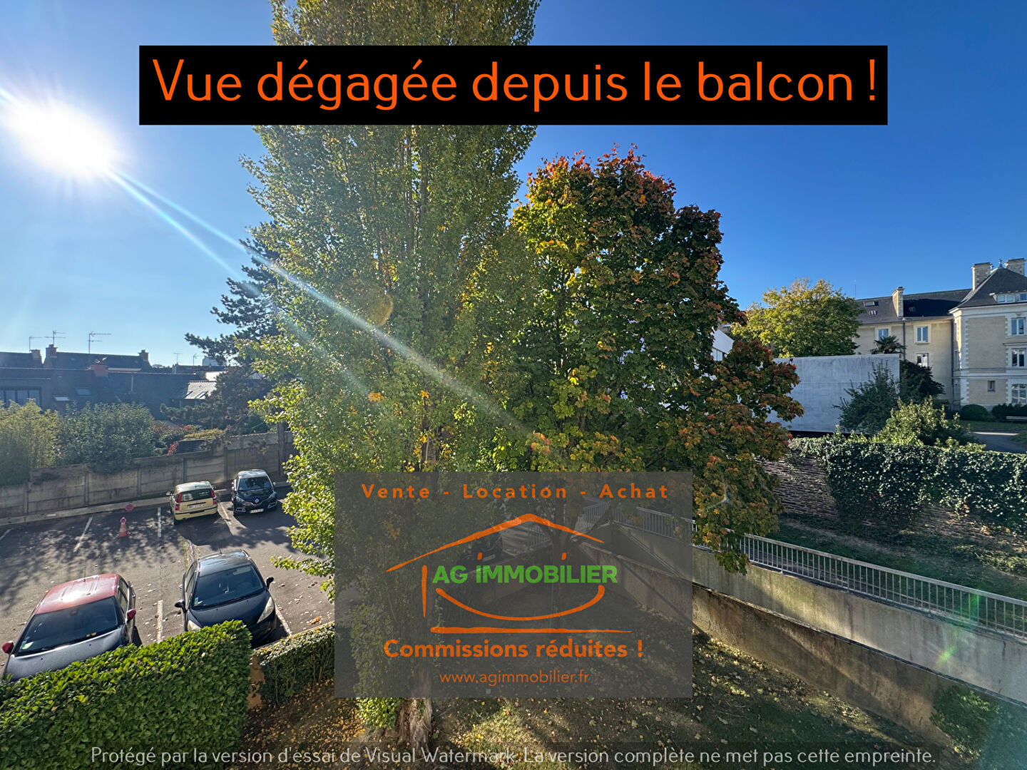 Photo Rennes T4  de 76 m2 au croisement du bd de lattre de tassigny et de la rue de st malo avec balcon, parking et garage ! image 6/6