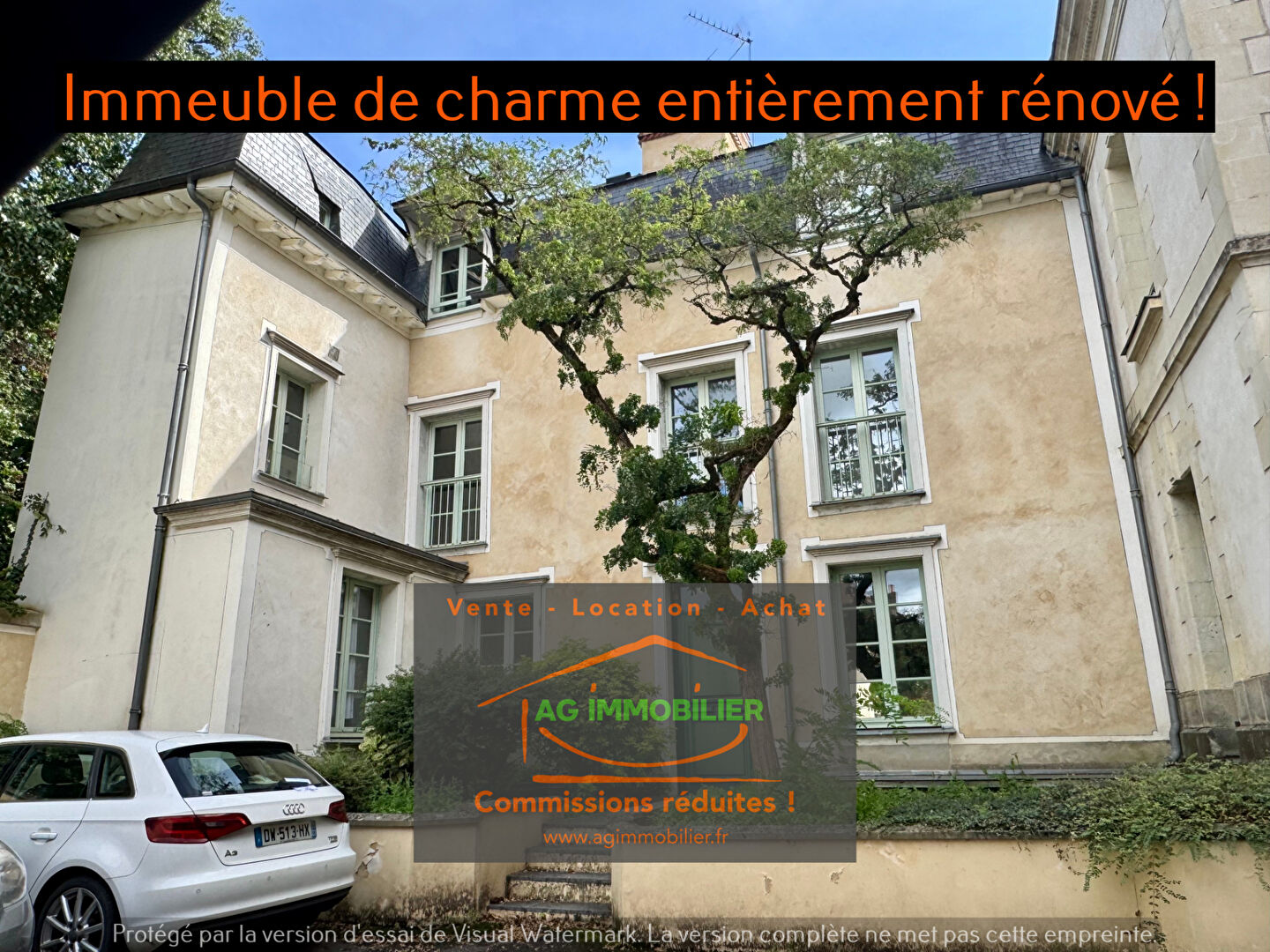 Rennes rue Legraverand, rue de Saint-Malo T2 de 34 m2 dans une copropriété de charme entièrement rénovée en 1994 !