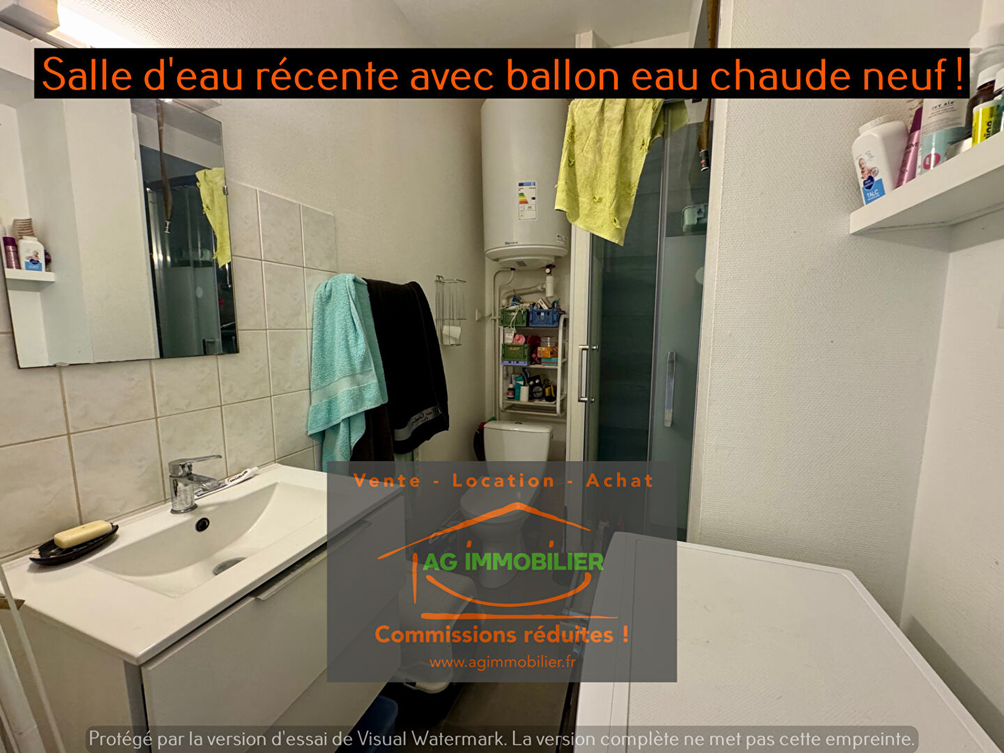 Photo Rennes rue Legraverand, rue de Saint-Malo T2 de 34 m2 dans une copropriété de charme entièrement rénovée en 1994 ! image 6/6