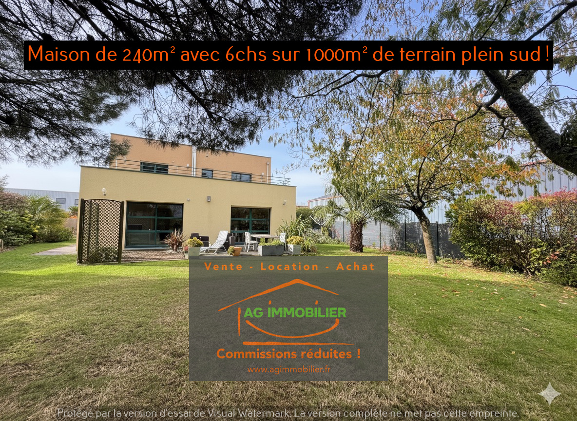 La Chapelle Des Fougeretz, Maison récente de 2004 de 240m² sur un magnifique jardin plein sud de 1000m² !