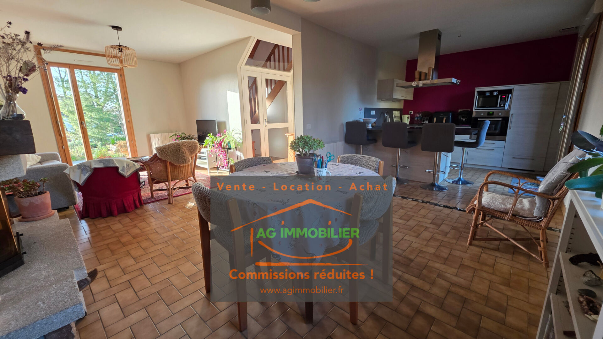 MONTGERMONT - Maison Type 6 pièces 120 m2 - 4 CHAMBRES - SOUS-SOL COMPLET - TERRAIN 500 m² - IMPASSE CALME