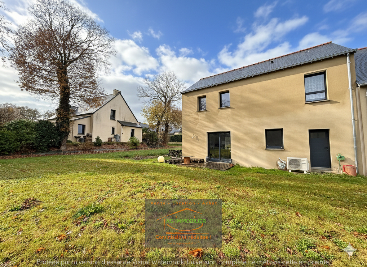 Maison de fin 2022 - Saint Uniac - 100 m² habitables - 3 chambres - 440 m² de terrain