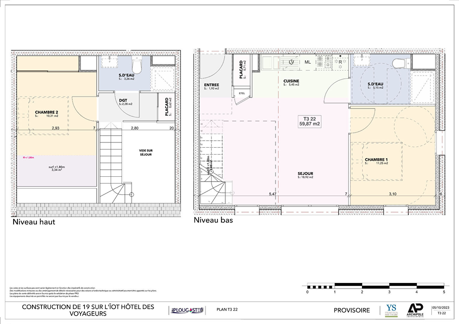 Photo de 62,03 m² à 73,30 m². image 5/6