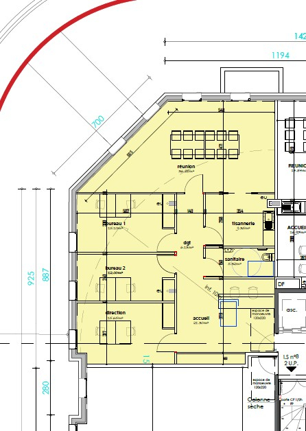 Photo Bureaux La Roche Sur Yon 121.73 m2 image 2/2