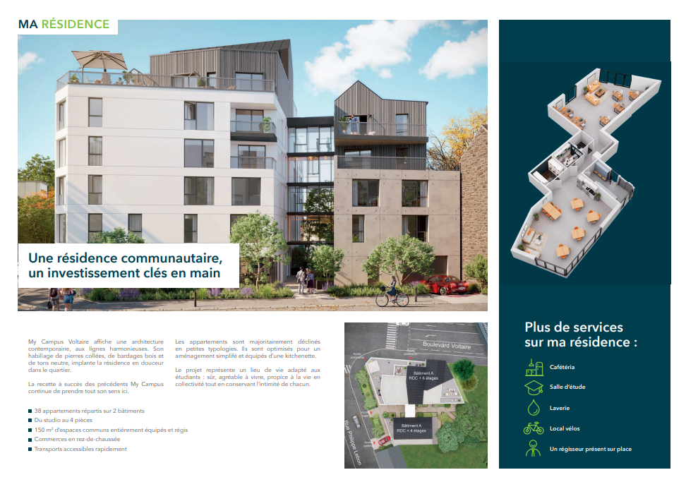 Programme NEUF -  My Campus Voltaire - RENNES