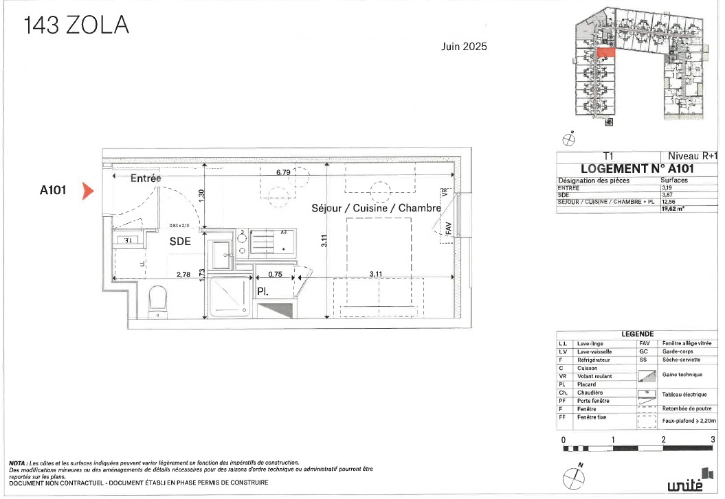 Photo Appartement La Roche Sur Yon  3 pièce(s) 59 m2 image 2/2