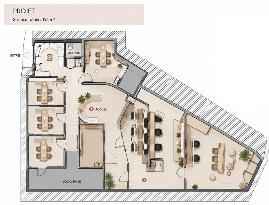 Visuel 4 de l'annonce : BUREAU BREST CENTRE VILLE PROCHE JAURES A VENDRE