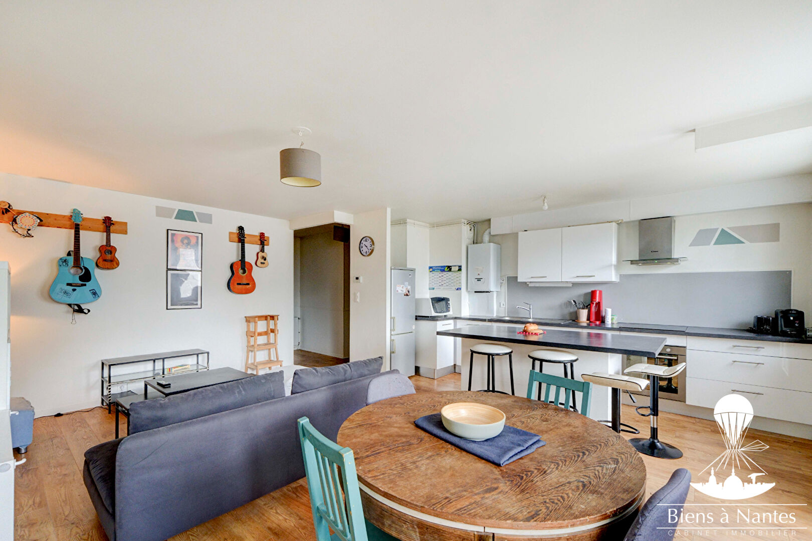 Appartement Nantes 3 pièces 68 m² cave et garage