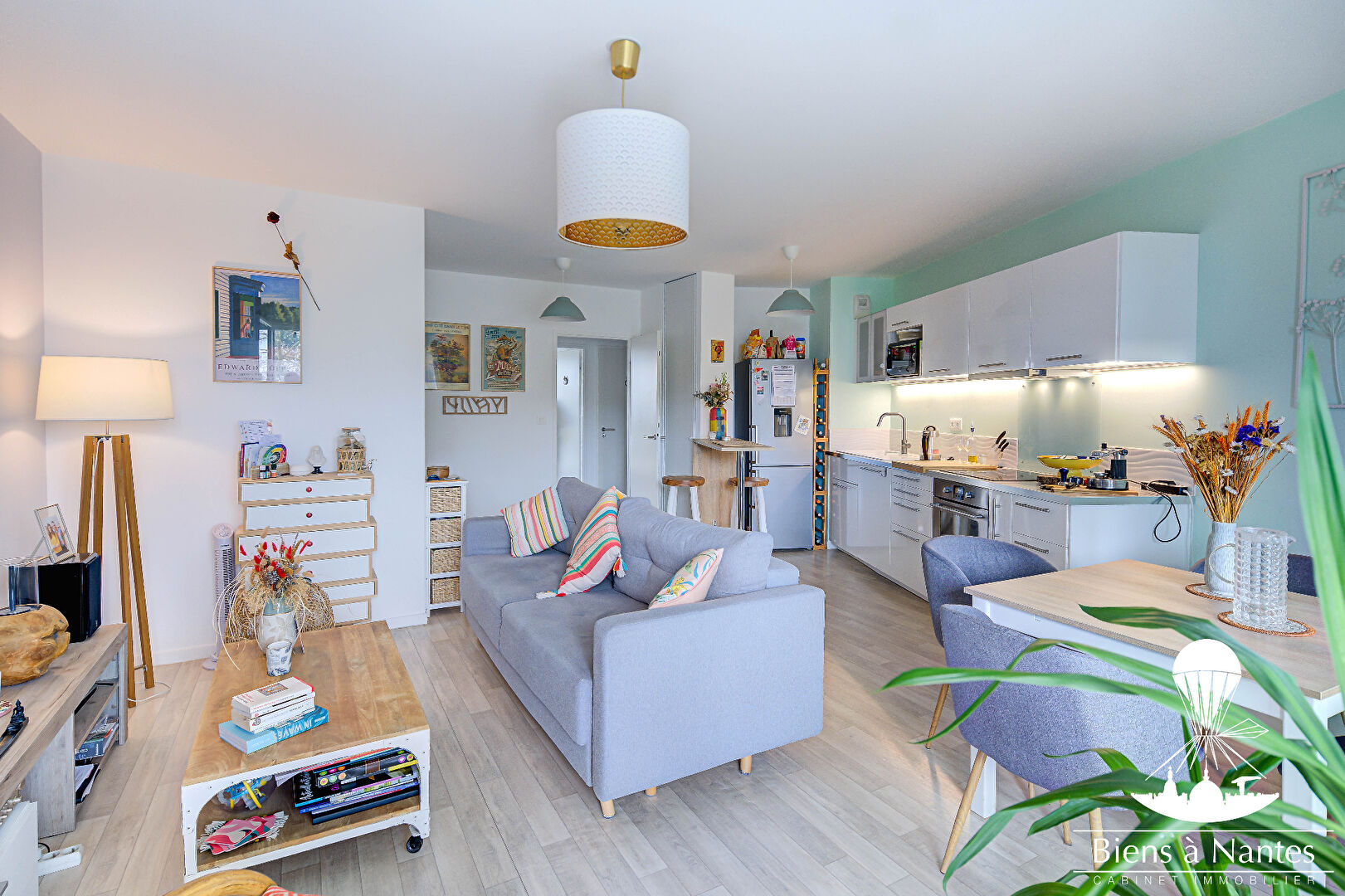 Photo A Louer appartement T3 récent Nantes Malakoff  bord de Loire terrasse et parking image 5/6