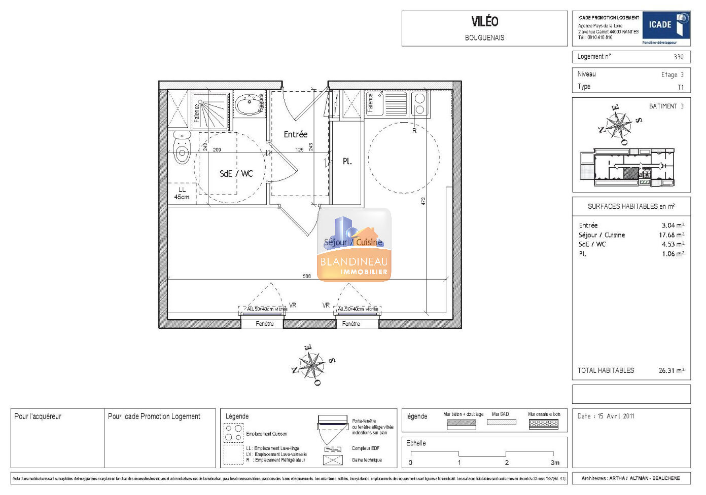 Agence immobilière de Blandineau Immobilier