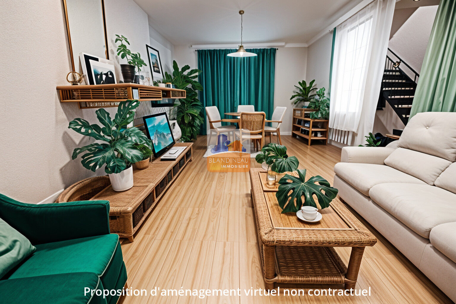 Photo BOUGUENAIS LES COUETS, MAISON 95 m², 2 CHAMBRES, EVOLUTIVE image 5/6