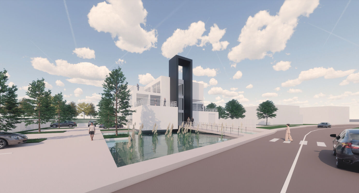 Photo À Louer - Immeuble de Bureaux Prestigieux à Peltre de 233m² image 2/6