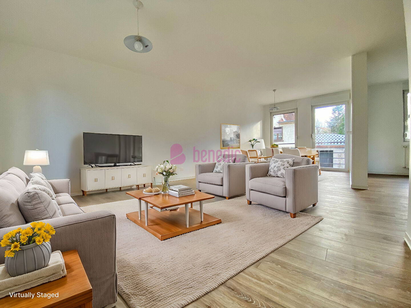 Photo SARREGUEMINES Duplex rénové avec terrasse et jardin 77 m2 image 1/6