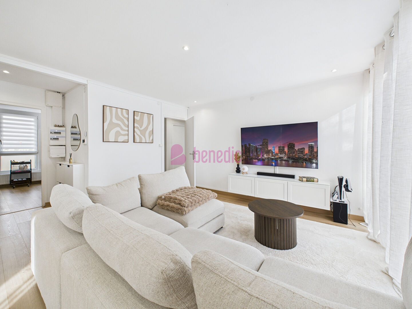 Appartement Mondelange avec un balcon et une cave