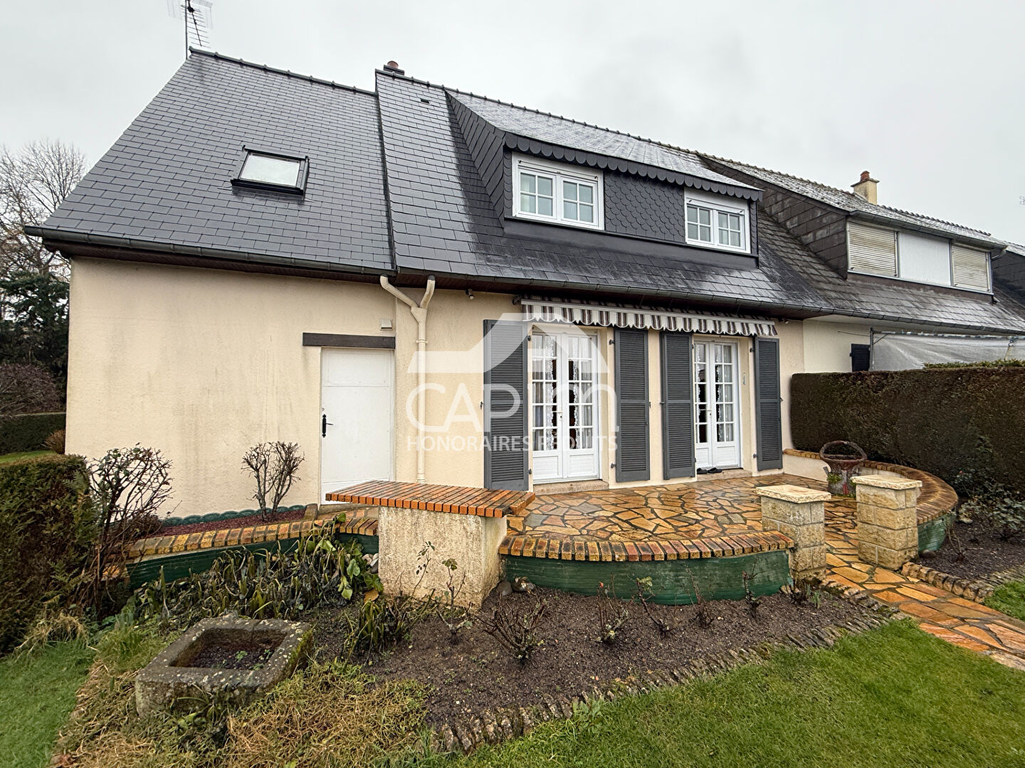 Maison Lécousse 5 pièce(s)- 80m² hab- 3 Chambres (Possiblité 4) - Jardin 320m²- Garage- Terrasse 25m²