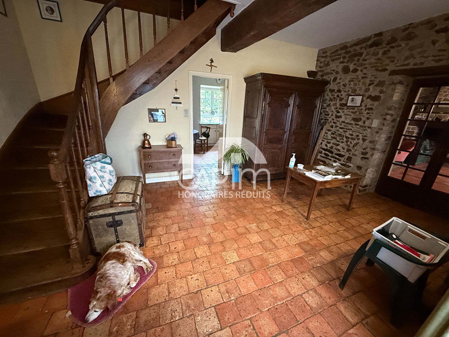 Photo Longère Fougeres 8 pièce(s) 247,61m² hab- 6 Chambres- Terrain 2501m²- Garage Double image 4/6