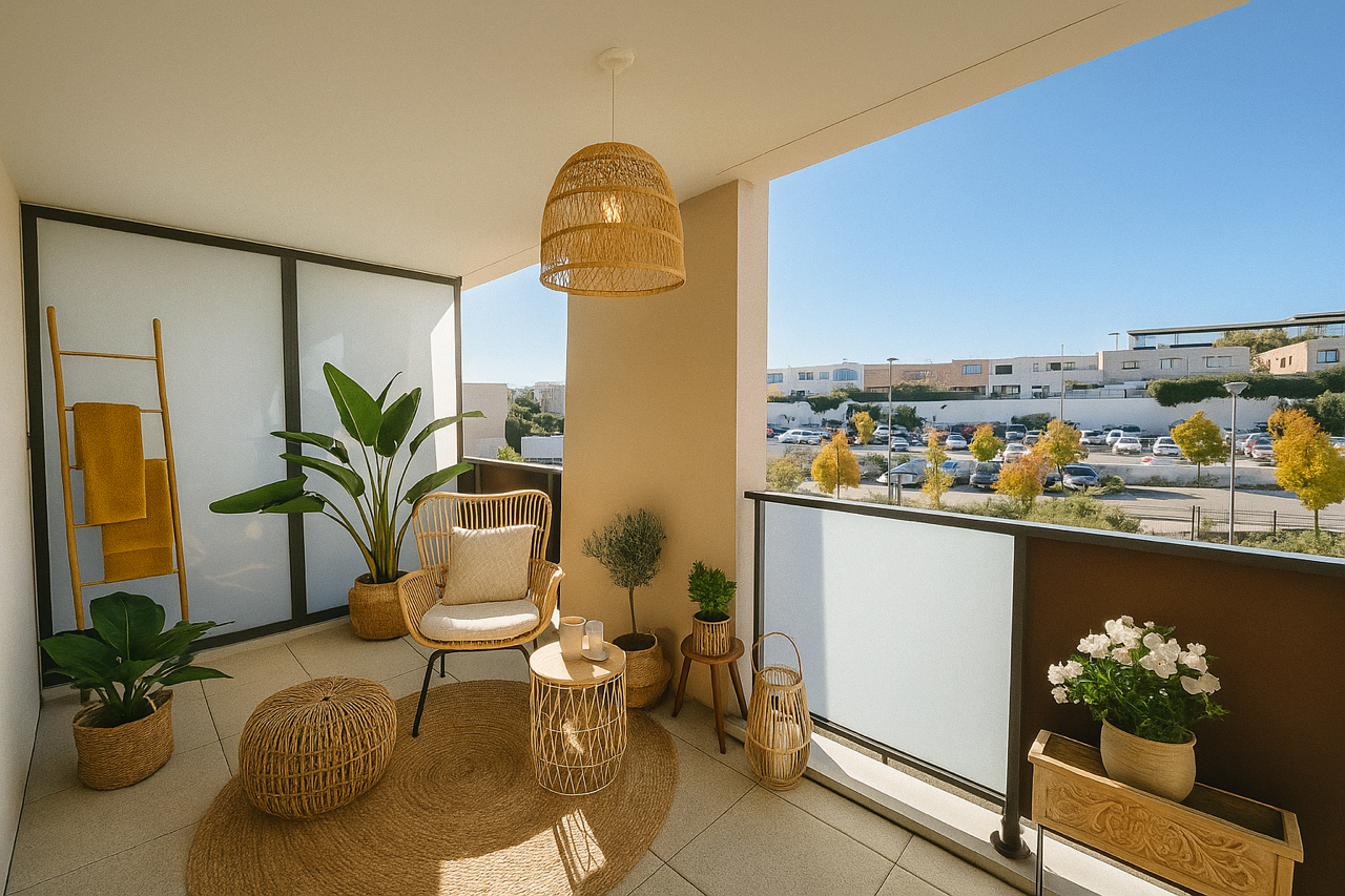 Photo EXCLUSIVITE - AIX EN PROVENCE - LA DURANNE - STUDIO AVEC TERRASSE - 28m² image 2/6