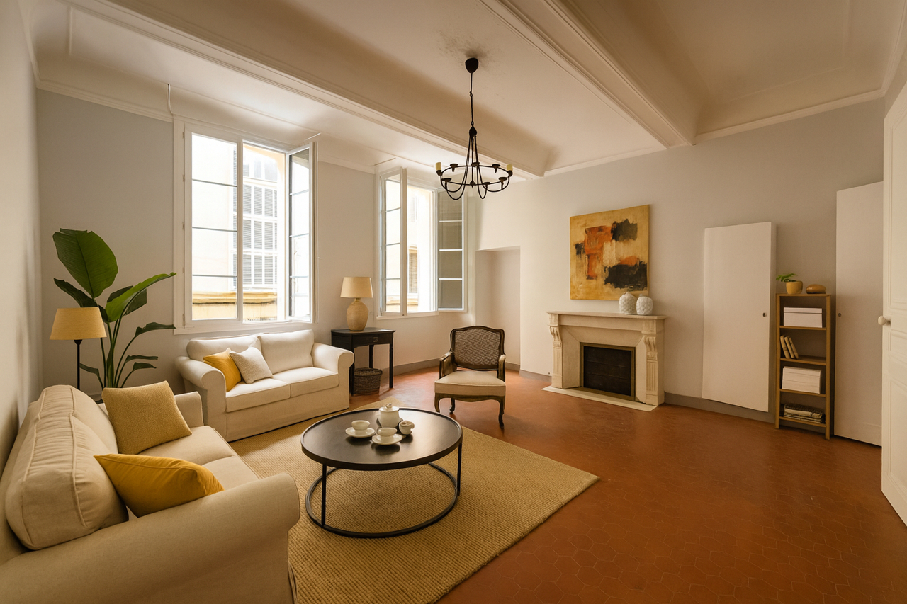 Photo QUARTIER MAZARIN - MAGNIFIQUE ET SPACIEUX 2 pièces - 60 m² - NON MEUBLE image 1/5