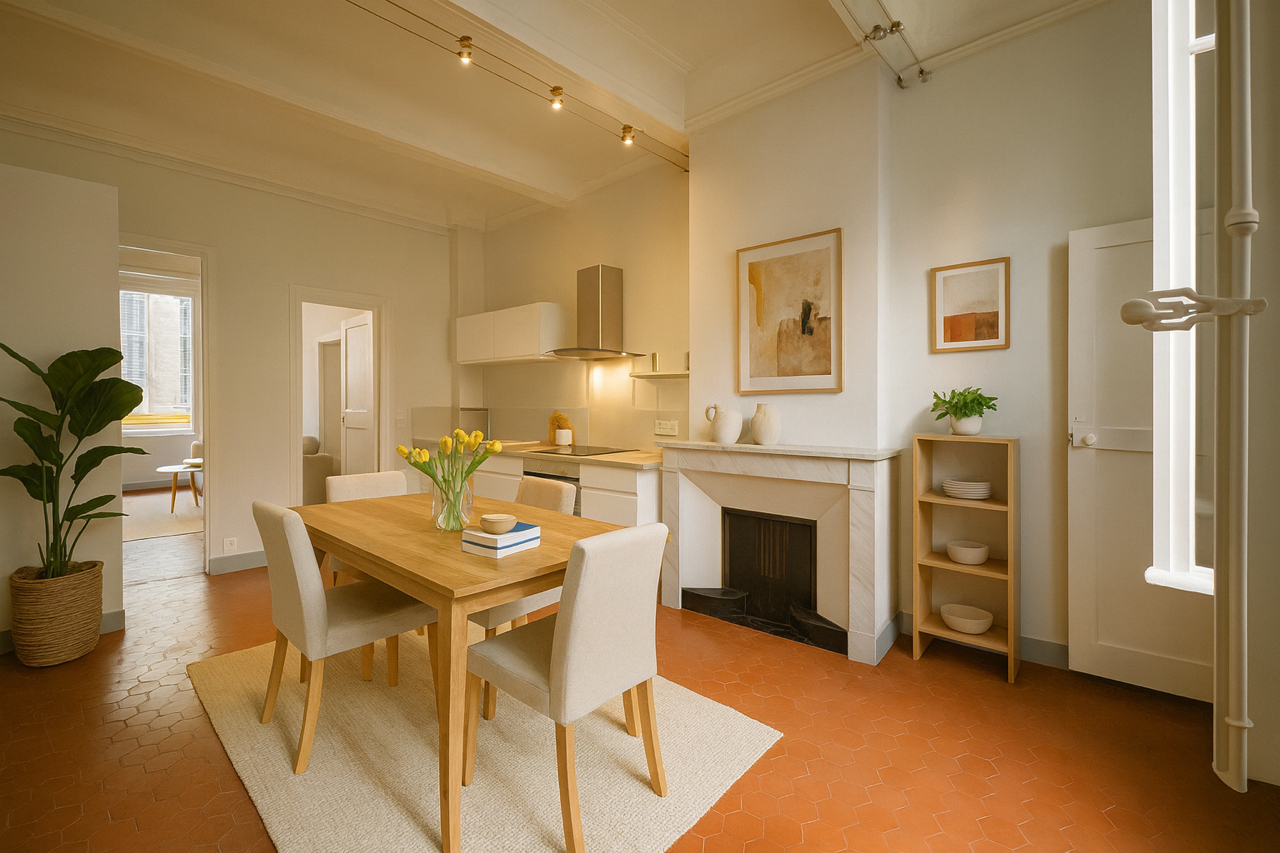 Photo QUARTIER MAZARIN - MAGNIFIQUE ET SPACIEUX 2 pièces - 60 m² - NON MEUBLE image 2/5