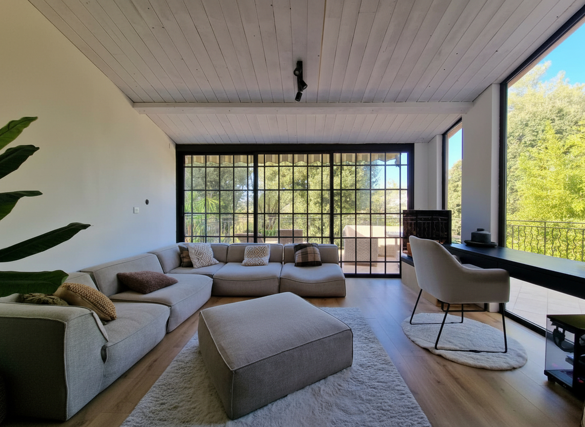 MAISON MITOYENNE D'UN CÔTÉ DE TYPE 3 PIÈCES DANS DOMAINE SÉCURISÉ