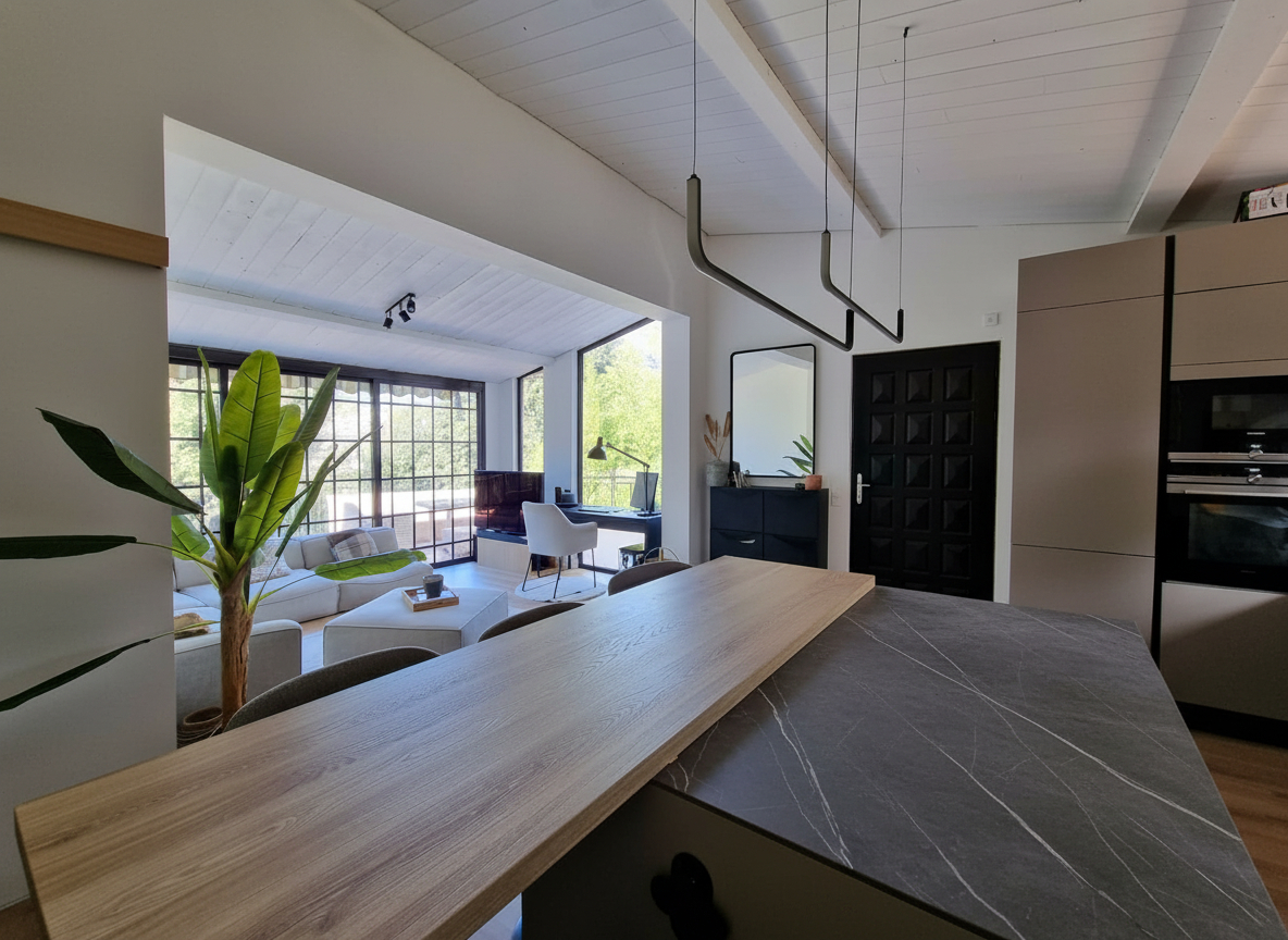 Photo MAISON MITOYENNE D'UN CÔTÉ DE TYPE 3 PIÈCES DANS DOMAINE SÉCURISÉ image 4/6