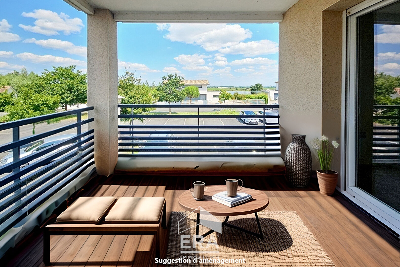 PAREMPUYRE  - Appartement T2 40 m² + terrasse couverte - calme, piscine, parking