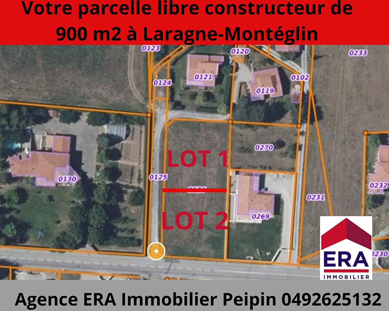 Photo Terrain à bâtir 902m² Laragne Monteglin Environnement Calme et Vue Dégagée image 1/5