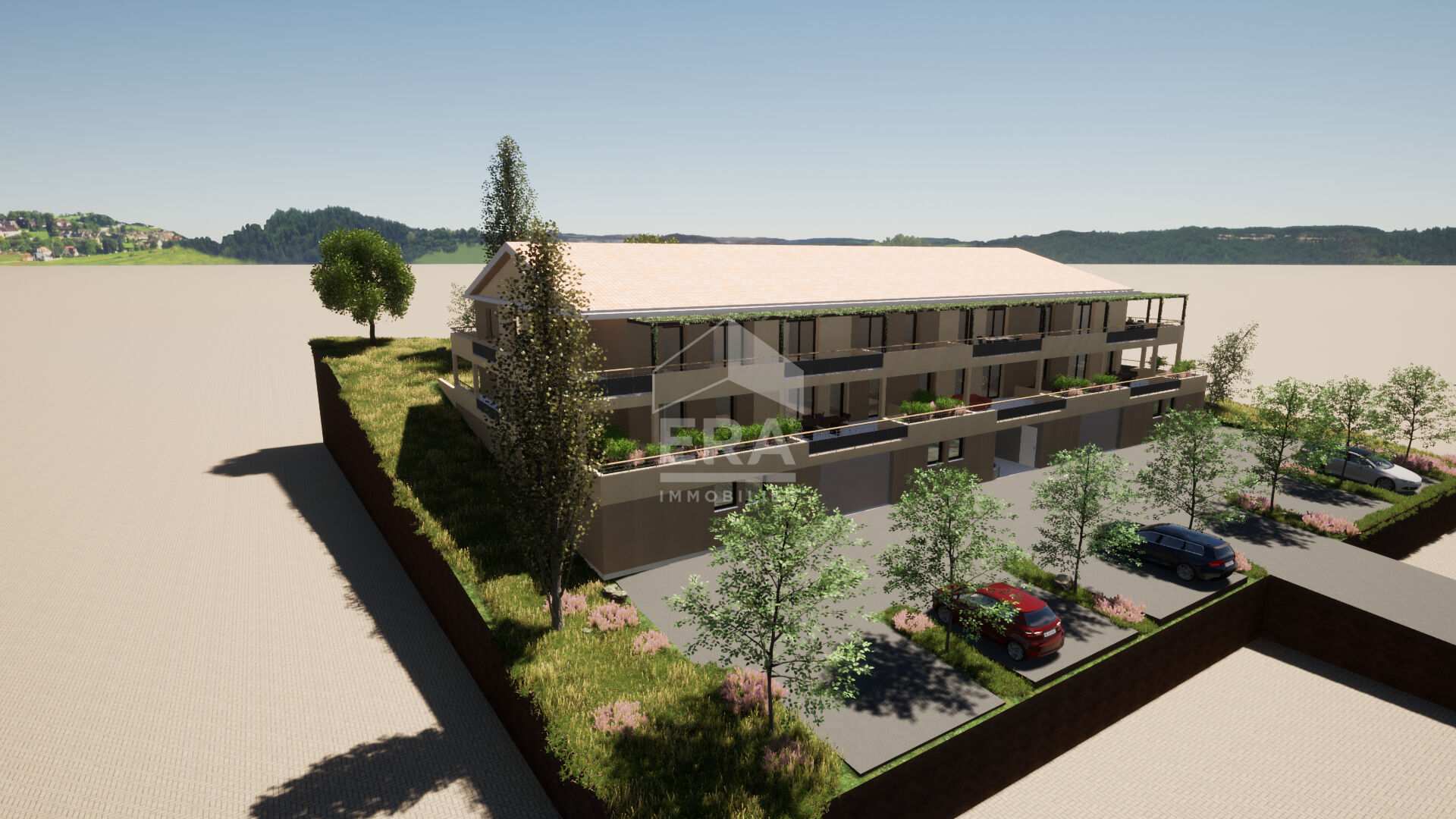 Appartement Neuf , Sisteron  04200 2 pièce(s) 44.80 m2 +  terrasse de 13m²  , Lot 209