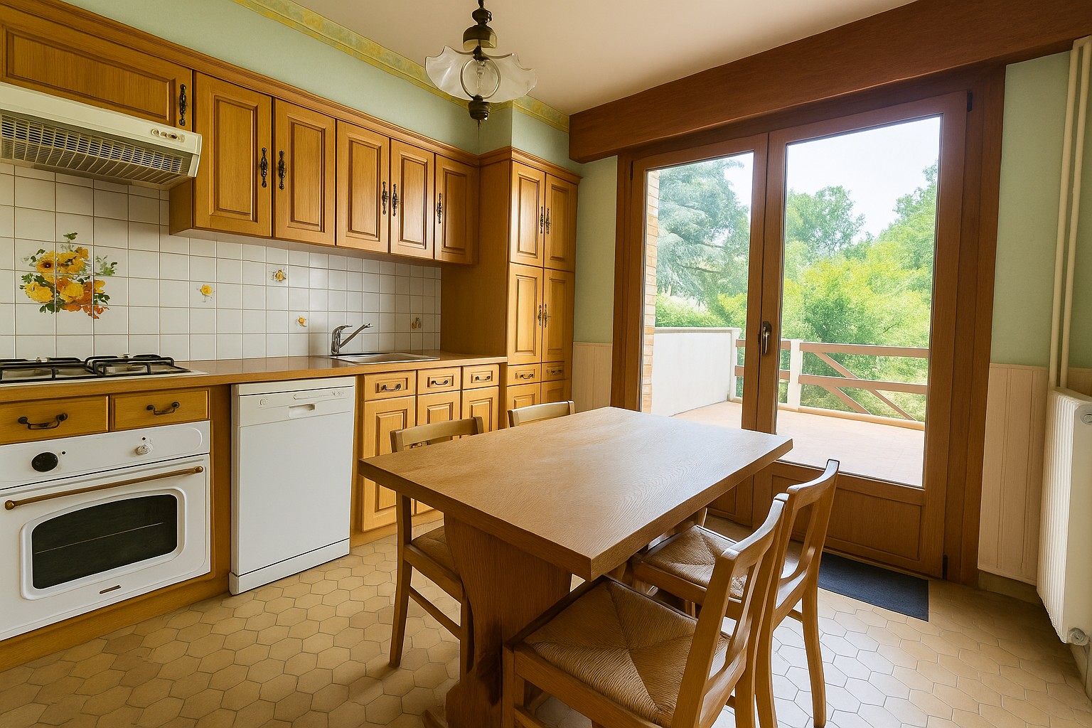 Maison 4 chambres jardin garage