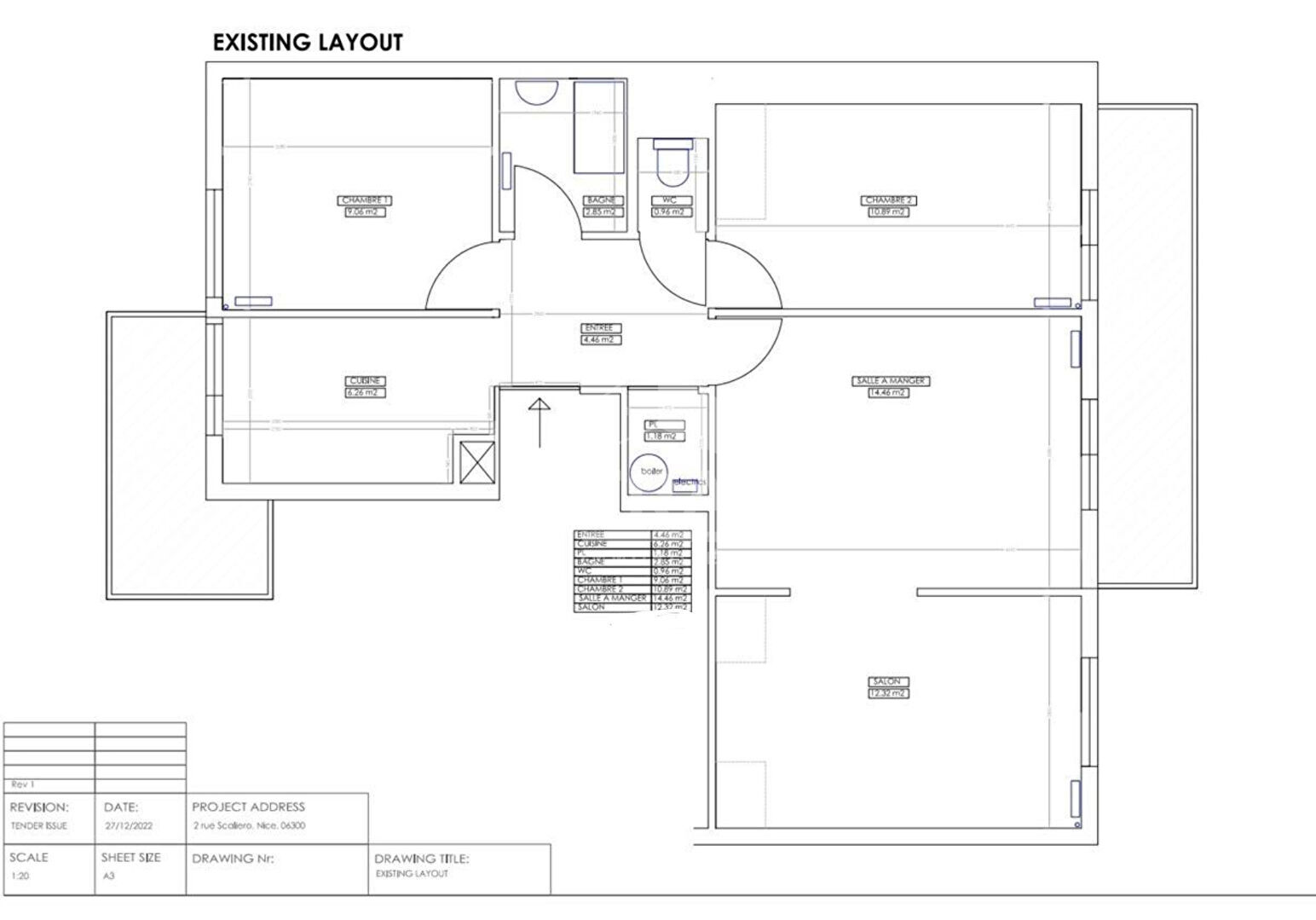 Photo A vendre appartement à Nice 3 pièces 64m2 image 3/6