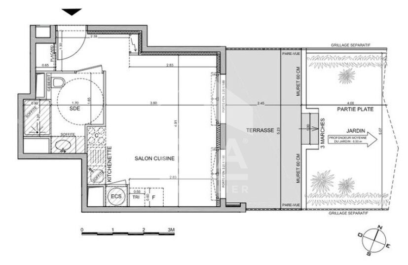 Photo A VENDRE Appartement Studio 28 m2 Nice Sainte Marguerite  Parking image 6/6