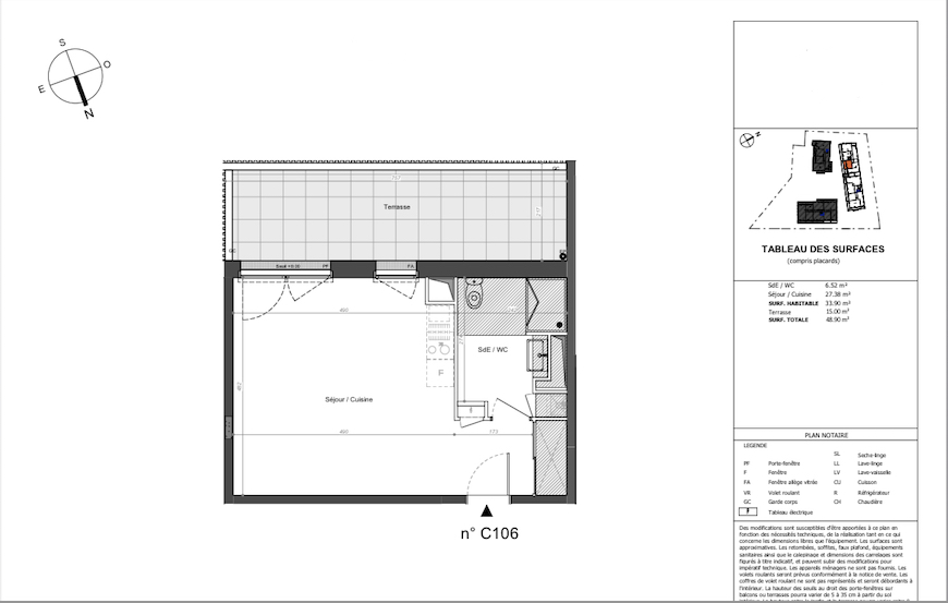 Photo Vente en VEFA - Studio dans programme neuf livrable 2ème trimestre 2027. Ascenseur, terrasse et parking en sous-sol image 1/1