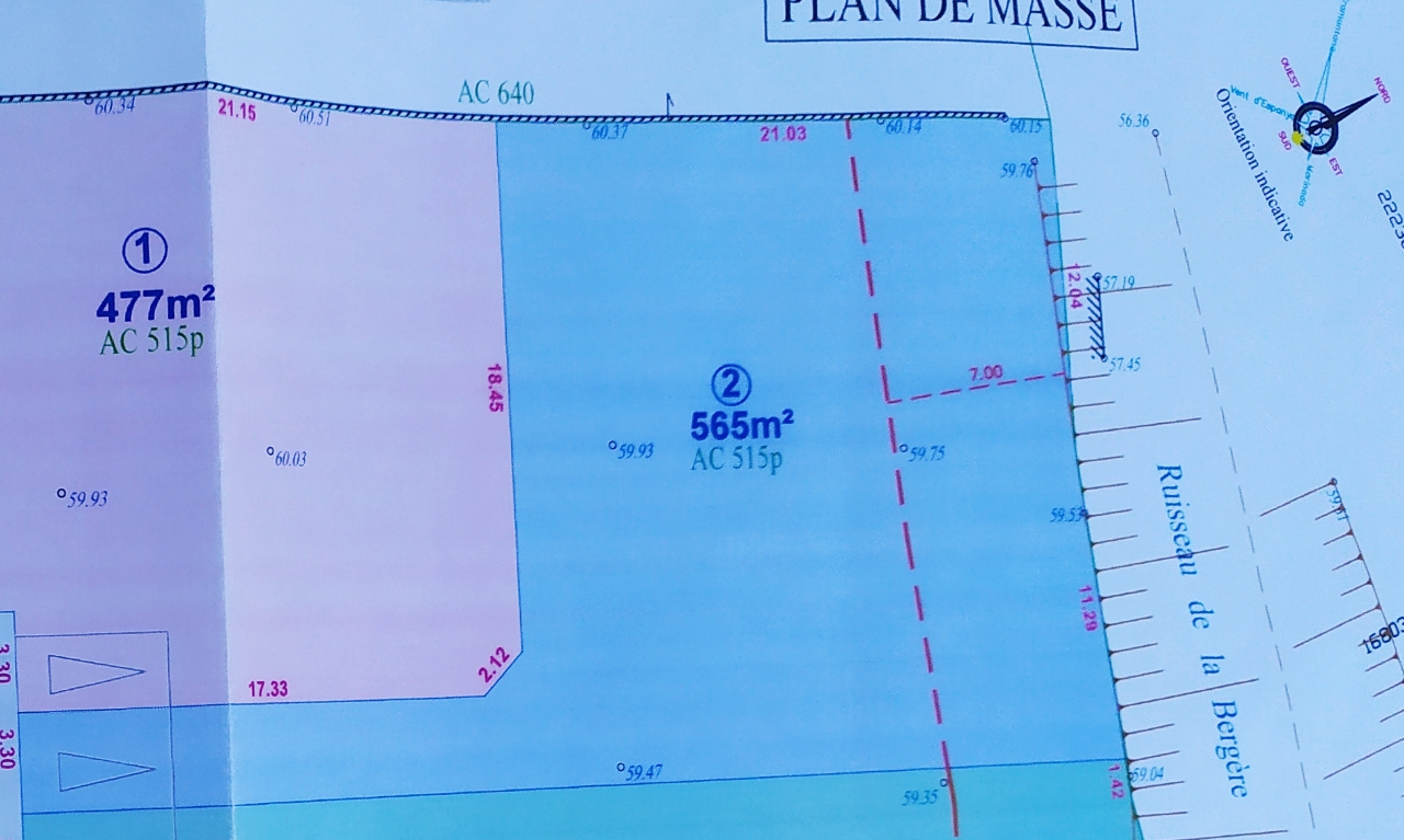 Photo Terrain constructible Lezignan Corbieres 565 m2 image 4/5