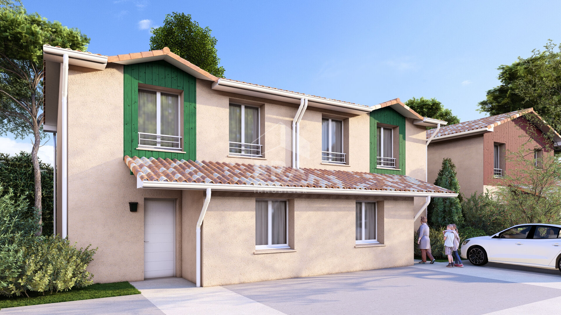 Maison T5 93.70m² Plain pied -- Programme neuf Biganos