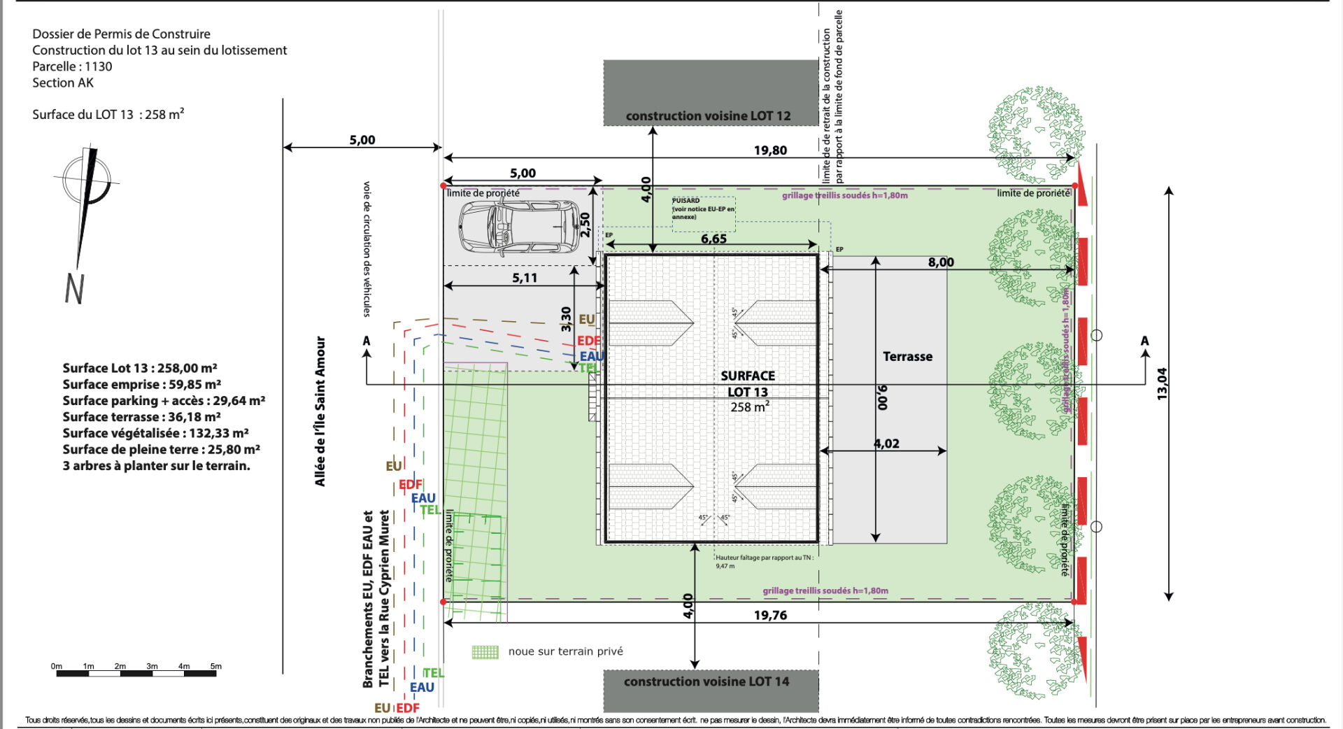 Photo Terrain VIABILISÉ Villebon-sur-Yvette 258m2 image 3/6