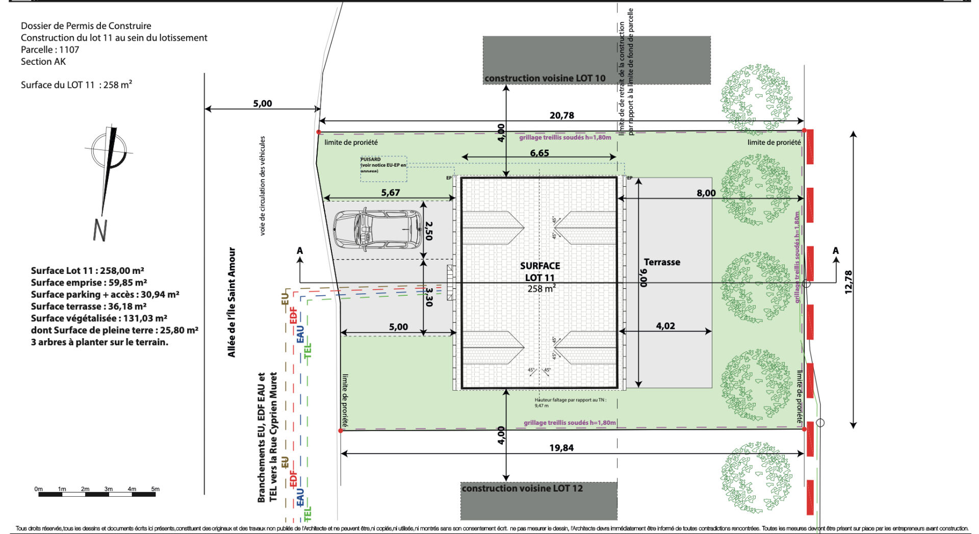 Photo Terrain VIABILISÉ Villebon-sur-Yvette 258m2 image 2/6