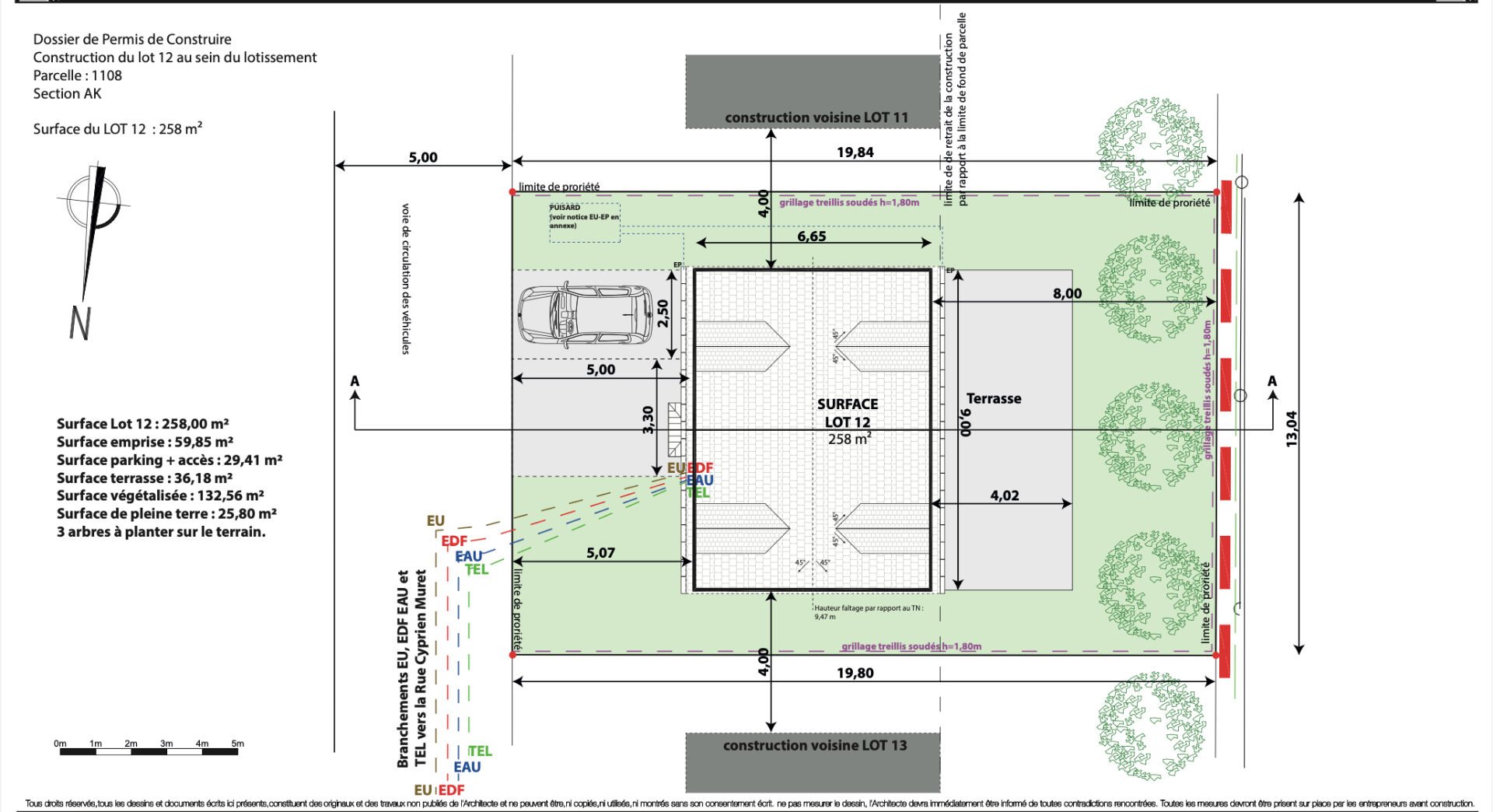 Terrain VIABILISÉ Villebon-sur-Yvette 258m2